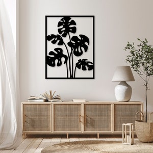 Queso suizo Planta corte láser dxf svg Glowforge archivos pared arte pegatina vinly calcomanía silueta plantilla cnc corte router descarga instantánea