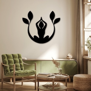 Meditation Yoga Chakra Lotus laser cut dxf svg glowforge cricut files wall sticker silhouette template cnc cutting router digital download