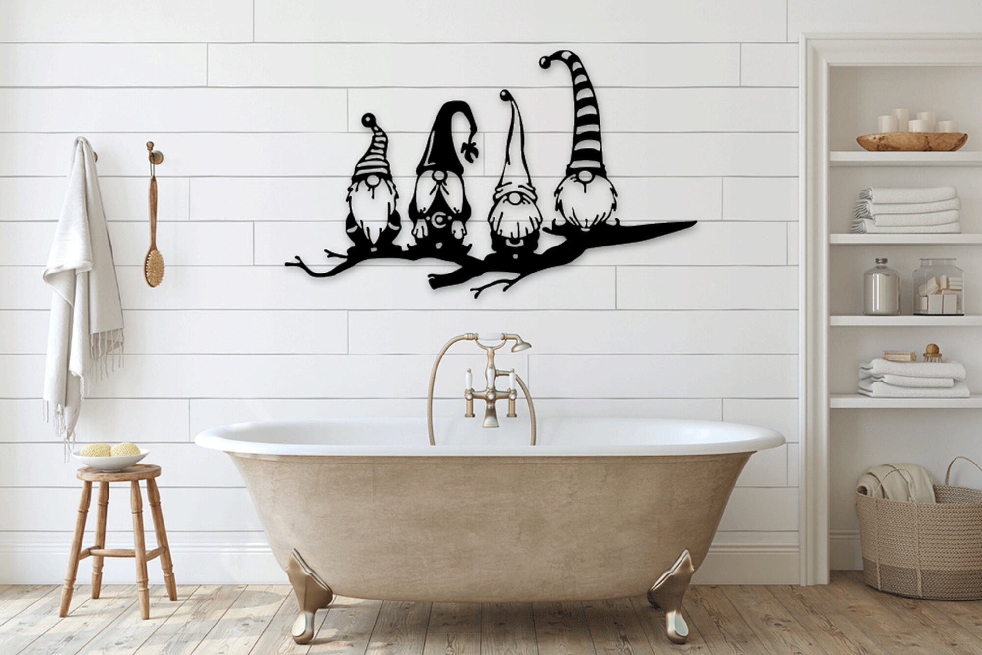 Garden Gnomes Dwarf laser cut dxf svg glowforge files wall art sticker vinly silhouette template cnc cutting router digital instant download