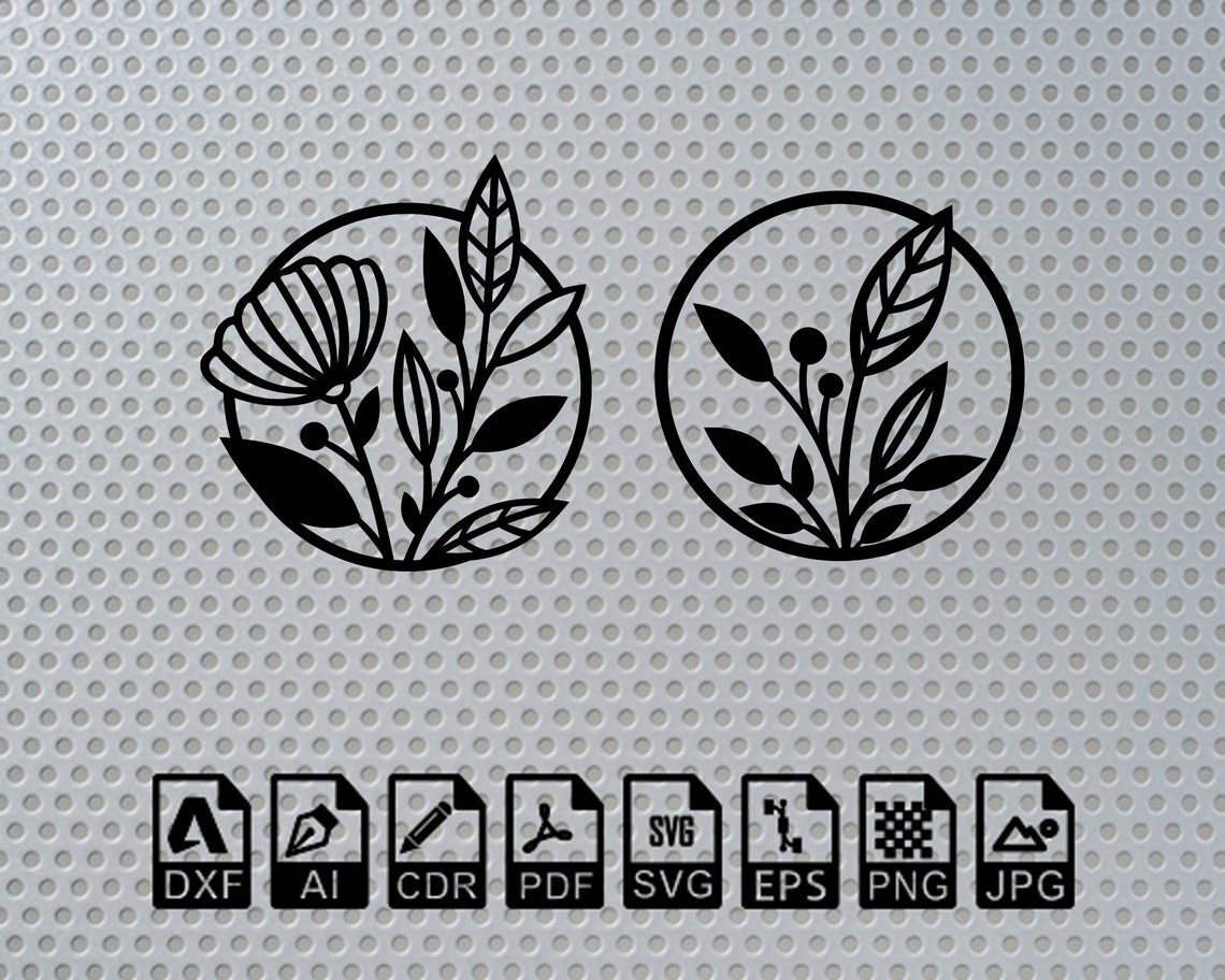 Poppy Dfx File Poppy Flower Laser Cut Dxf Svg Glowforge Files Wall Art Sticker Vinly ...