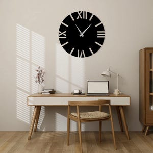 Wall Clock SVG DXF Cut File – Laser Cut Clock Template – Digital Download for CNC, Glowforge, Metal Wood Wall Art Design