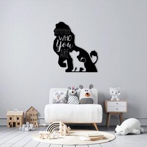 Rei Leão corte a laser dxf svg arquivos glowforge adesivo de parede vinly decalque silhueta modelo roteador de corte cnc download instantâneo de vetor digital