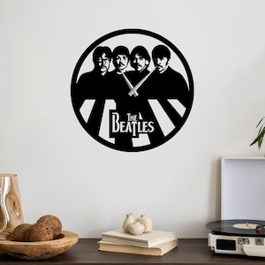 Wall Clock SVG DXF Cut File – Laser Cut Clock Template – Digital Download for CNC, Glowforge, Metal Wood Wall Art Design