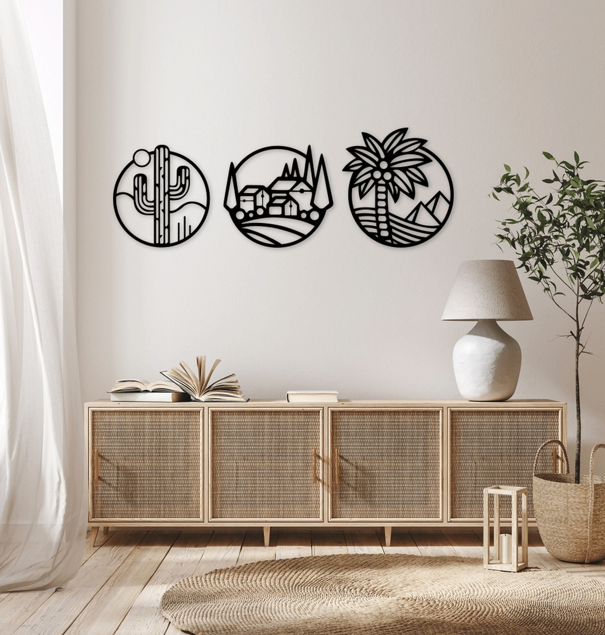 Cactus Palm Tree Laser Cut Dxf Svg Glowforge Files Wall Sticker Cactus Palm Tree Laser Cut Dxf Svg Glowforge Files Wall Sticker