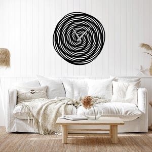 Wall Clock SVG DXF Cut File – Laser Cut Clock Template – Digital Download for CNC, Glowforge, Metal Wood Wall Art Design