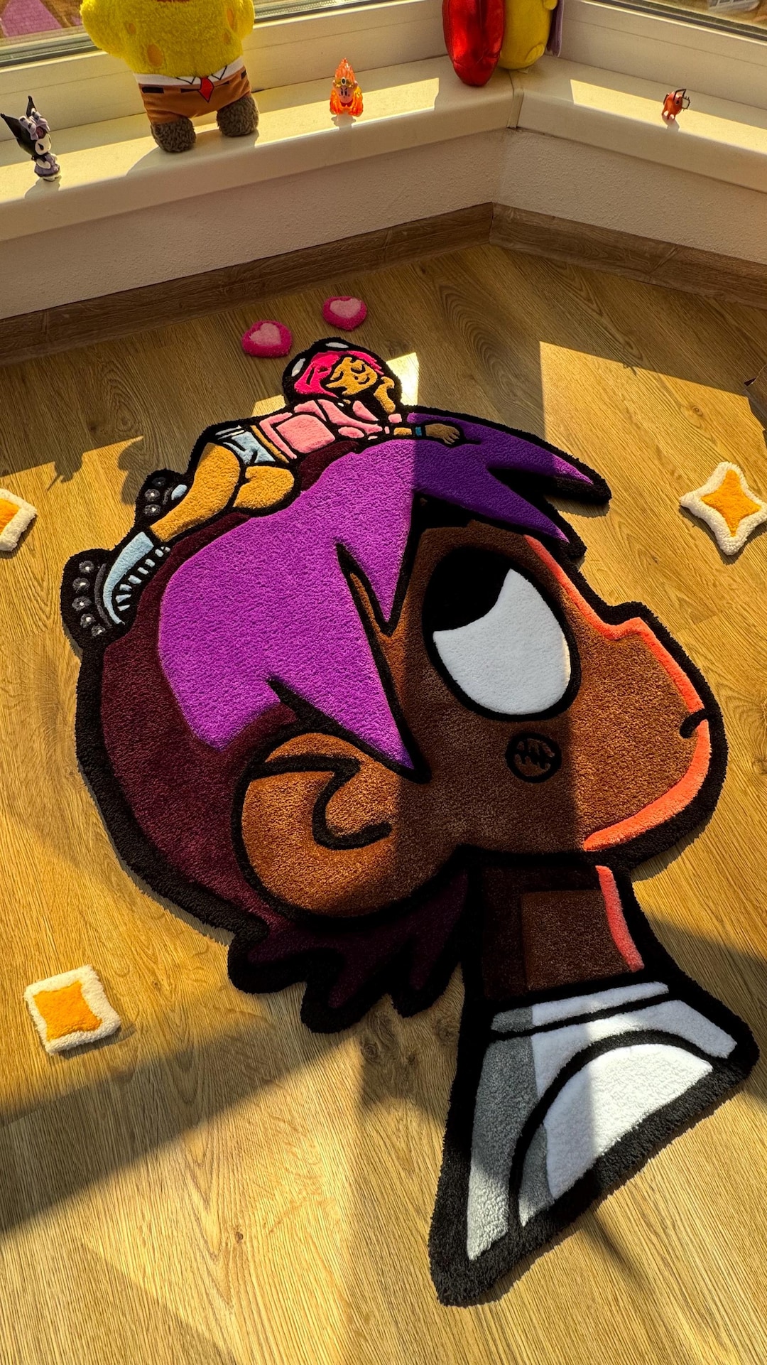 3.5 Ft ~107 Cm Custom Tufted Rug – Lil Uzi Album Cover Carpet