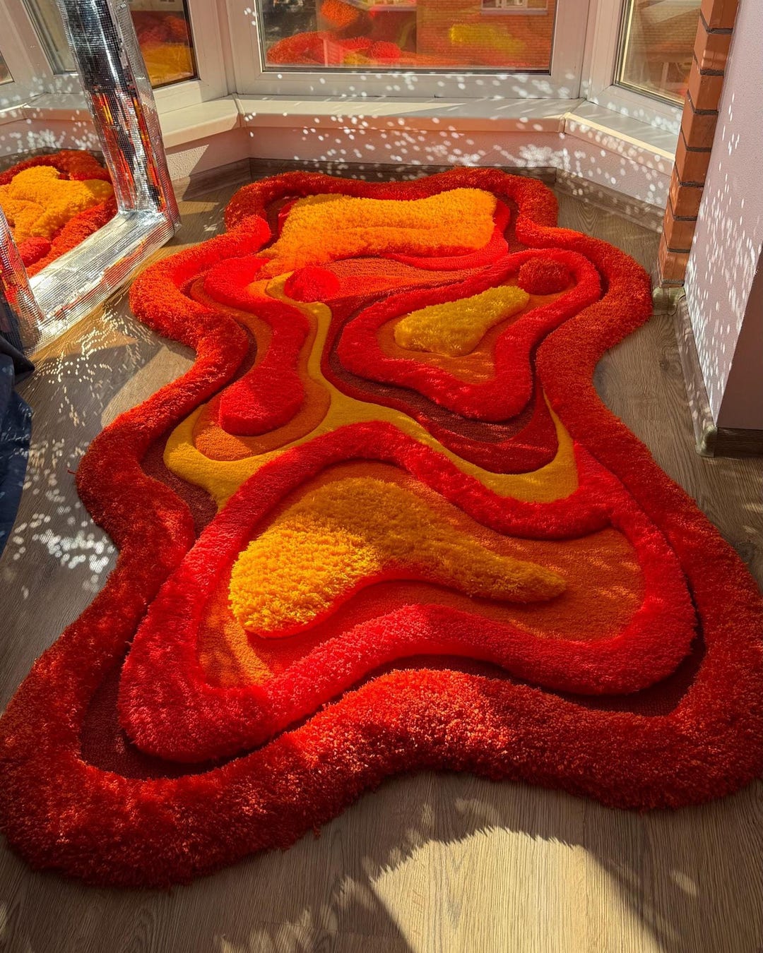 3d Tuffted Rug Handmade Abstract 3D Tufted Rug 6.3 Ft - Etsy