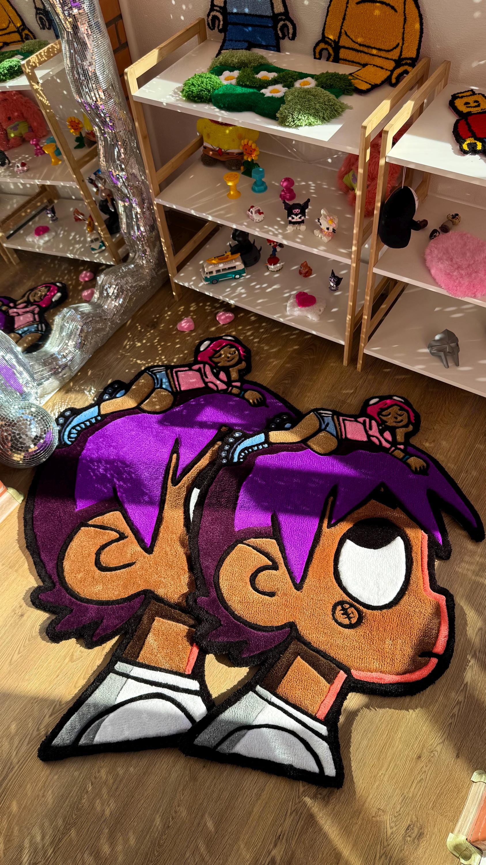 3.5 Ft ~107 Cm Custom Tufted Rug – Lil Uzi Album Cover Carpet