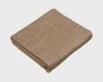 Allen Company, tissu artisanal en toile de jute pliée et prédécoupée, 46 po. l x 2 m, naturel