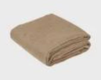 Gold Tinsel Jute Burlap Fabric: 46"W x 2-Yards