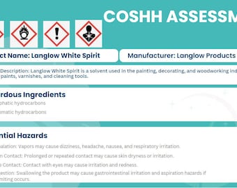 Langlow White Spirit COSHH Assessment