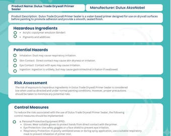 Dulux Trade Drywall Primer Sealer