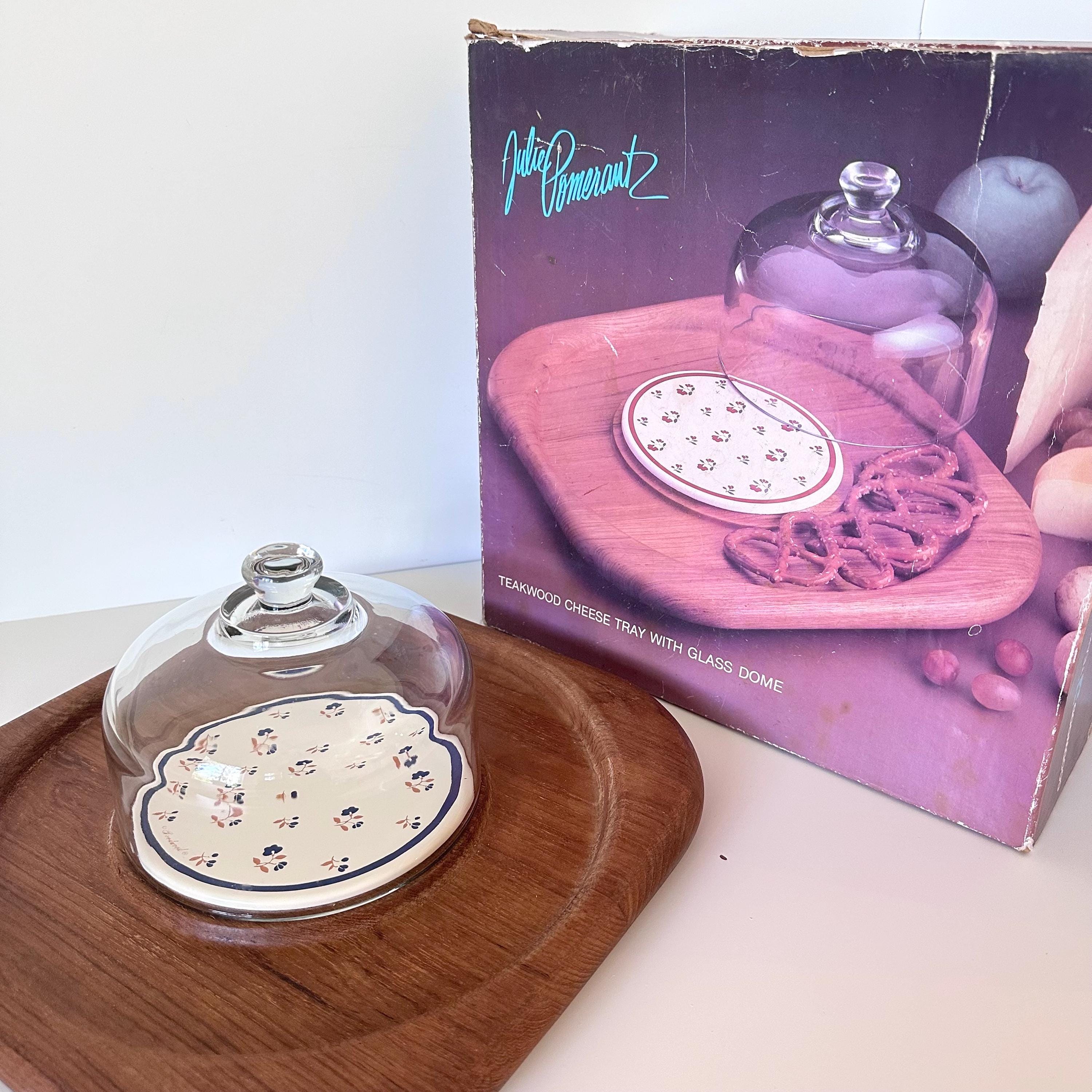 Cheese Tray With Glass Dome - Etsy
