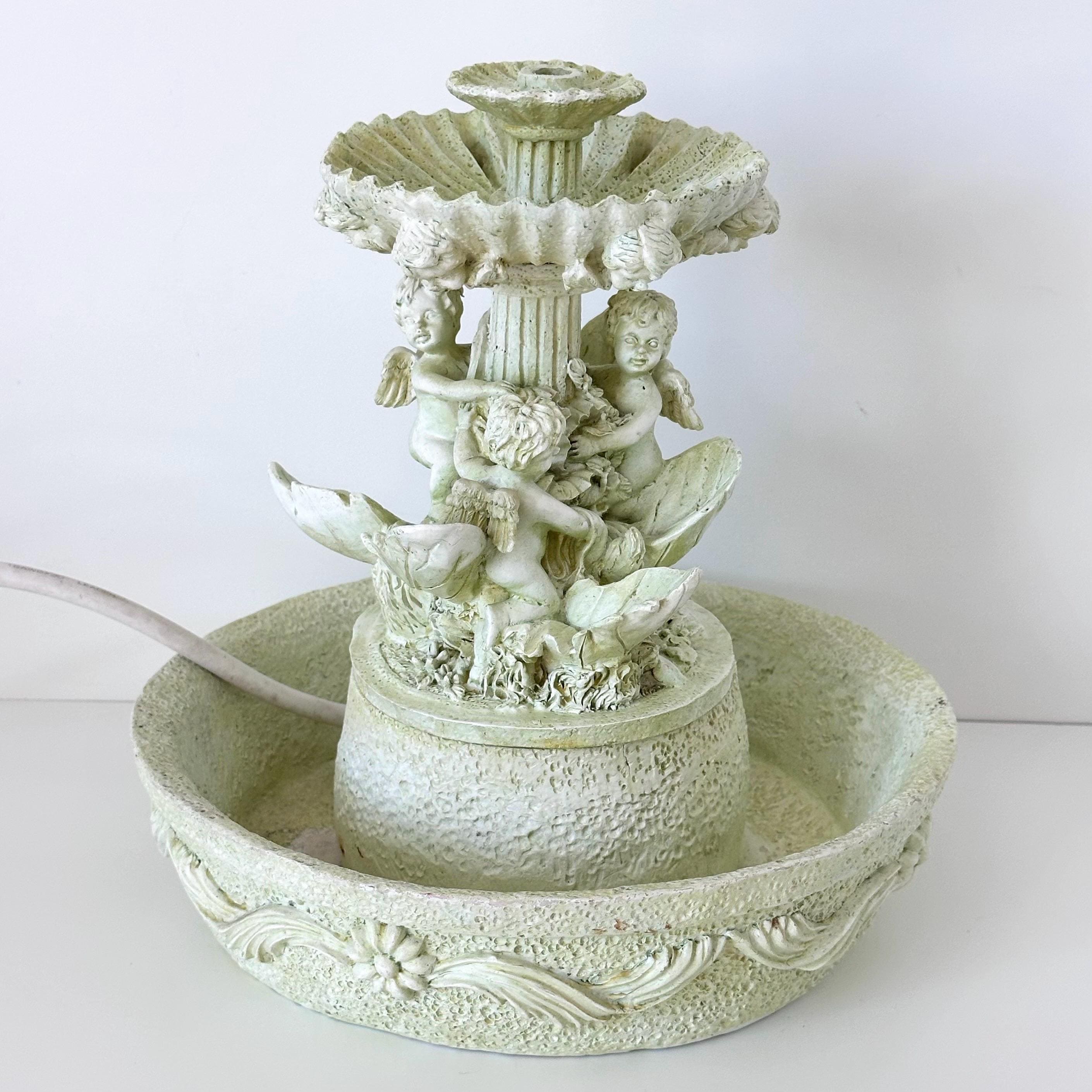 Vintage Angel Fountain - Etsy