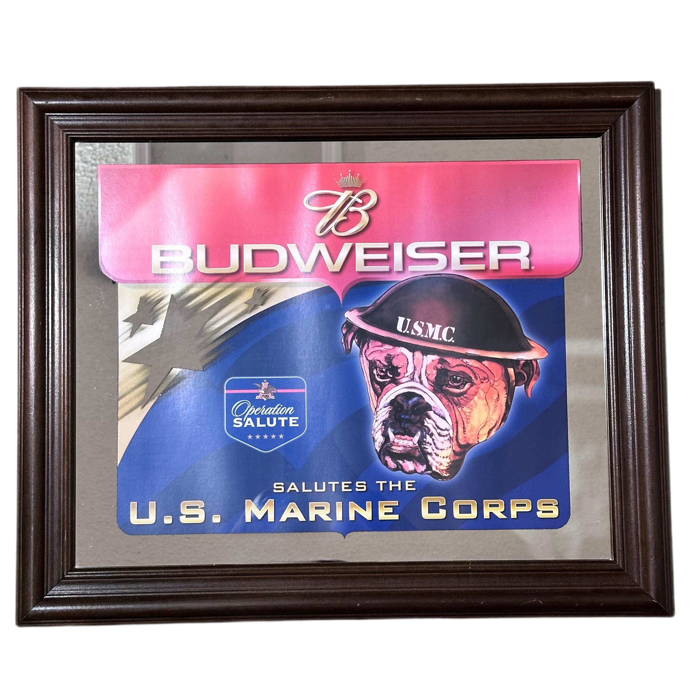 Vintage Budweiser Mirror - Etsy