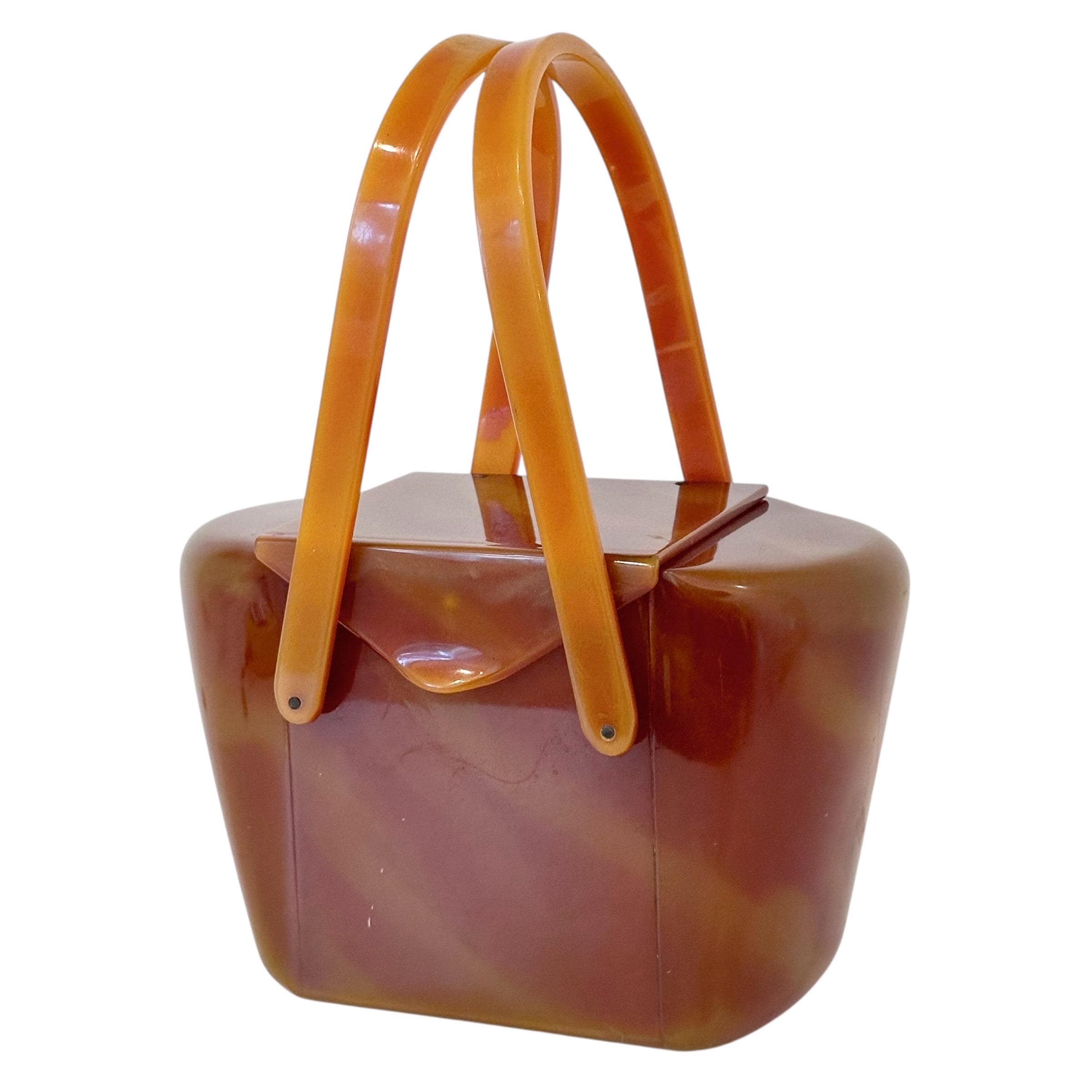 Lucite Handbag Tortoise - Etsy