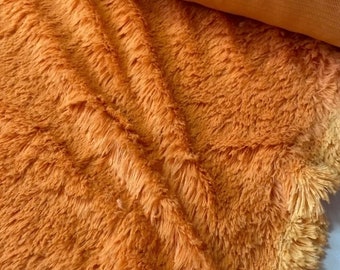 Artificial Fur Grass (Light Brown) fur artificial fur fluffy fabric fabric for toys