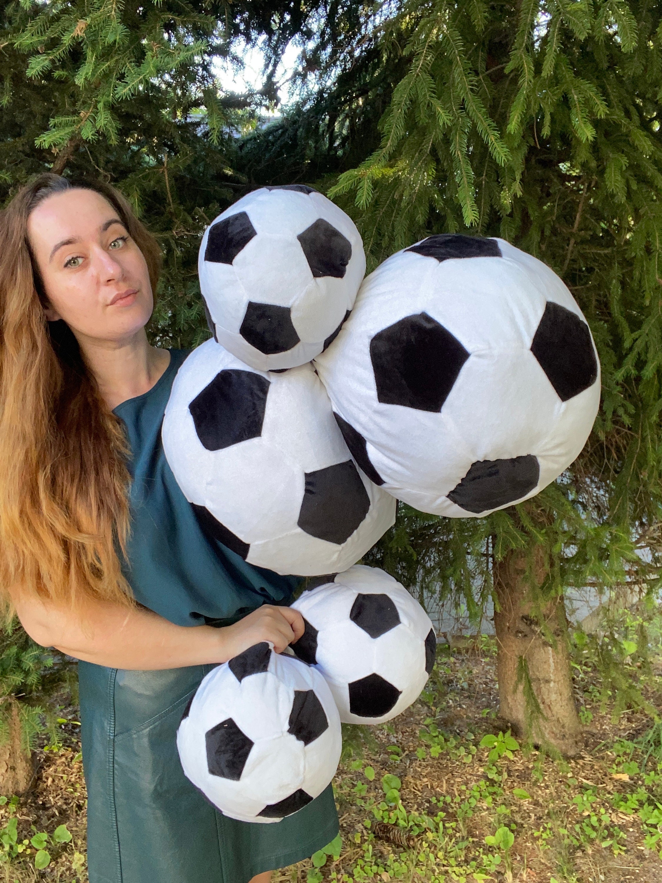Stuffed Soccer Ball Etsy
