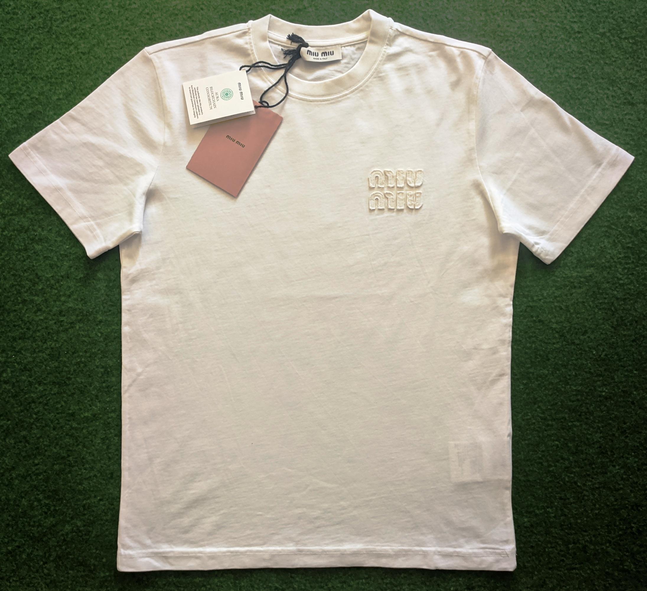 MIU MIU Mens Cotton White T-shirt Size S,M,L,XL,2XL - Etsy