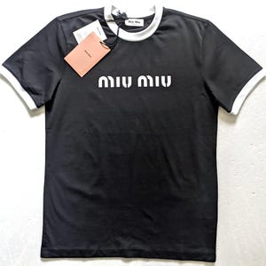 MIU MIU Mens Cotton Black T-shirt Size S,M,L,XL,2XL - Etsy