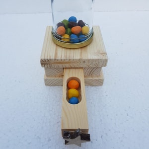 Wooden construction kit craft set wooden candy dispenser candy machine construction kit wooden construction kit gift idea for a child's birthday children image 5