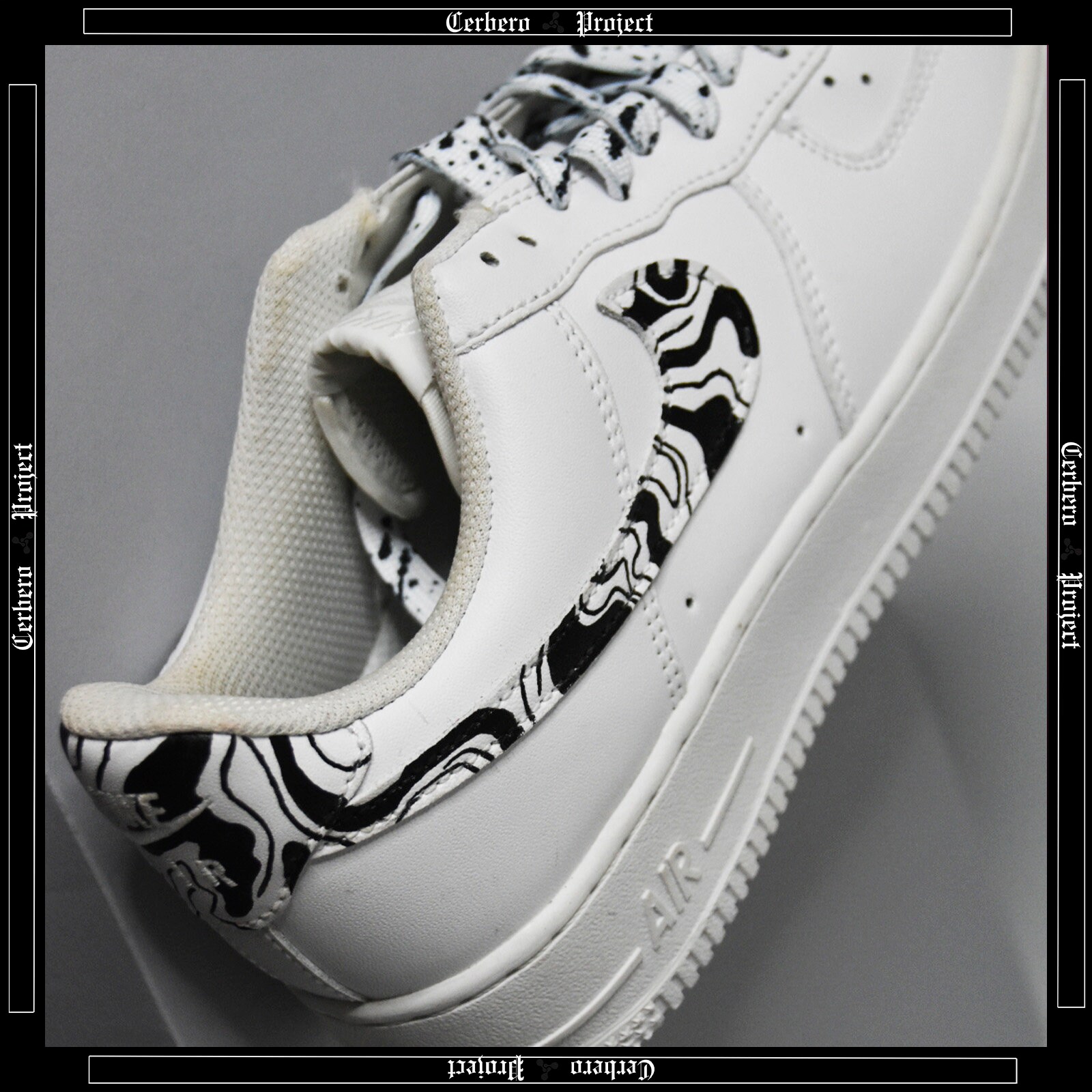 custom air force 1 drip high top