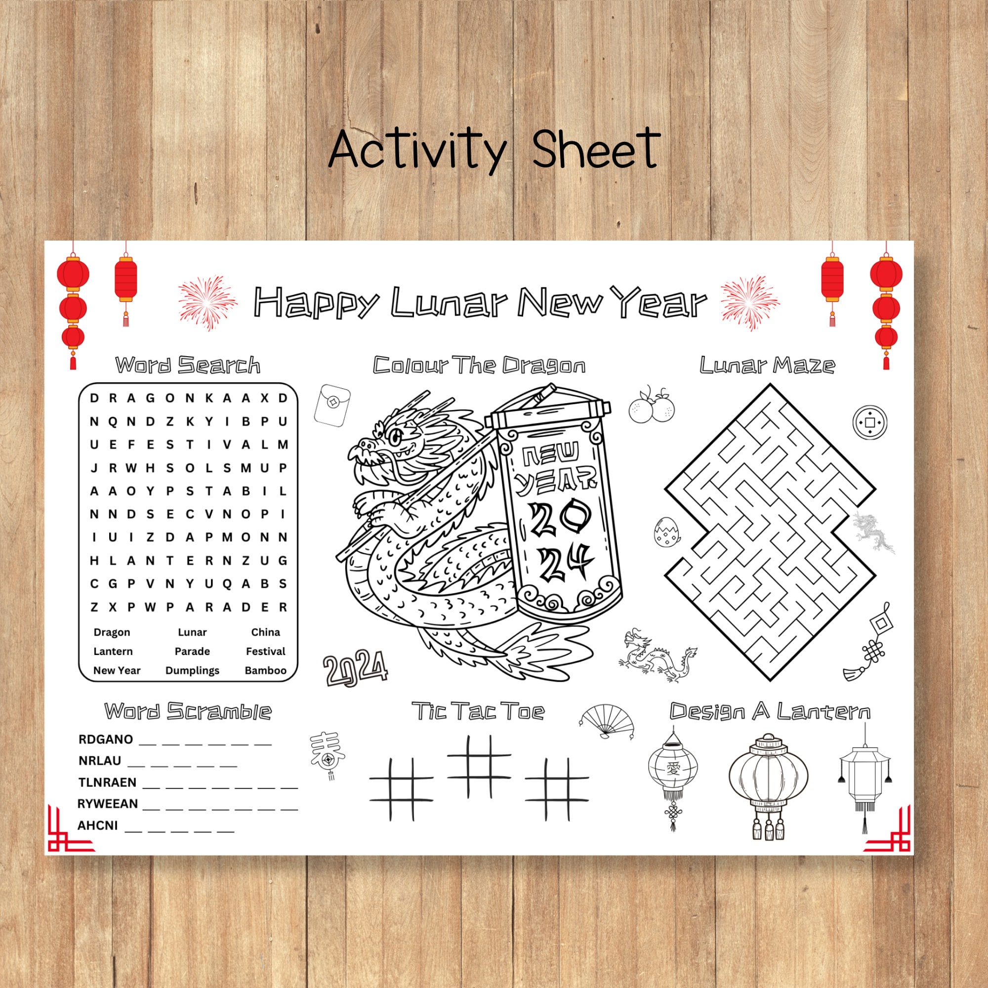 chinese new year activity sheets ks2