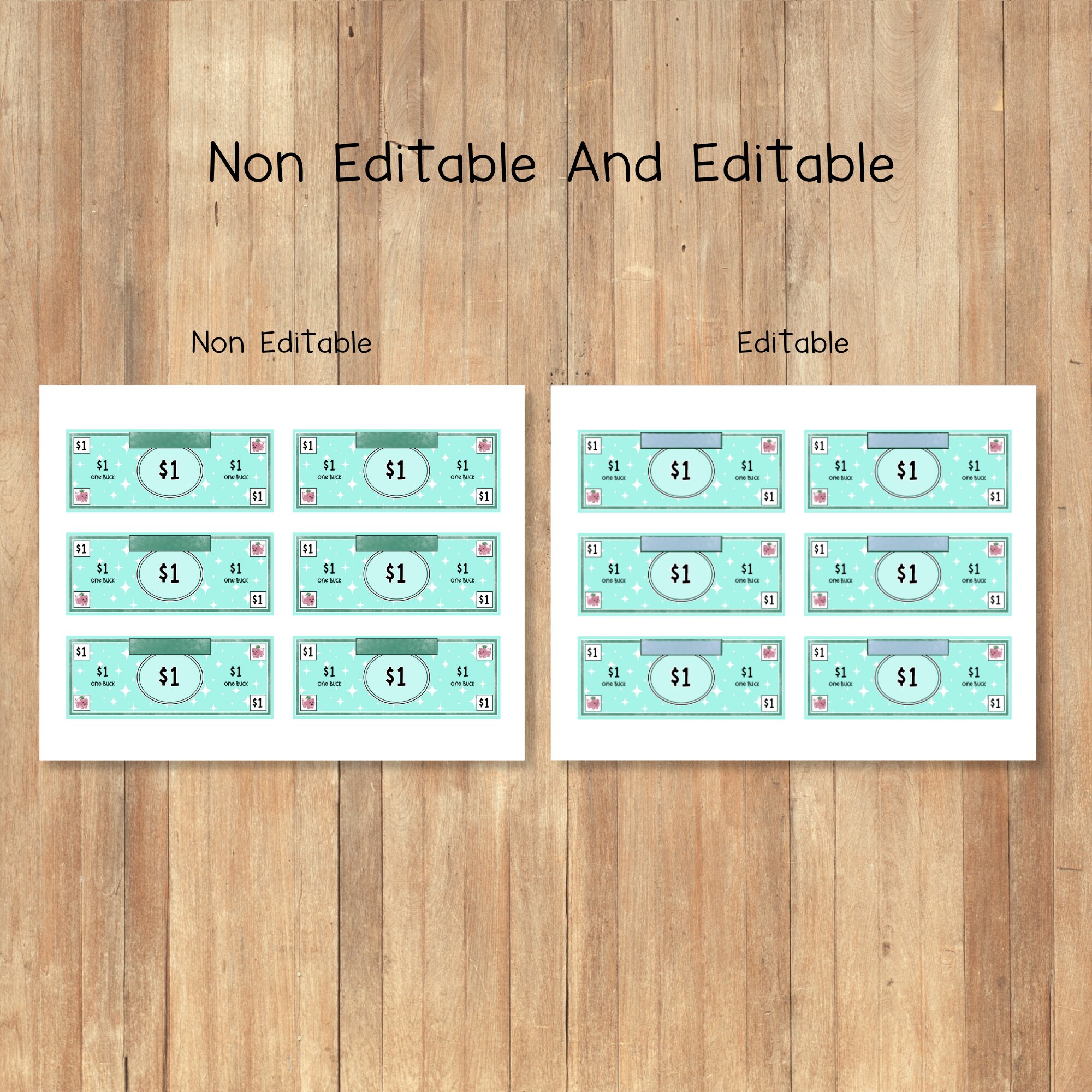 Printable Reward Mom Bucks, Editable Mom Bucks, Mom Bucks, Kids Play ...
