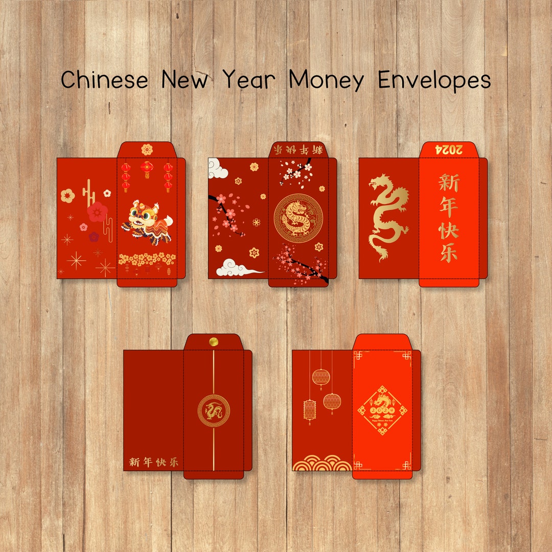 disney chinese new year envelopes