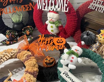 Craft Kit: Easy Wreath Kits, Christmas Crafting Party Kit