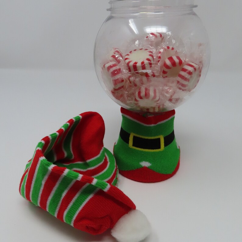 Christmas Container, Candy Holder, Craft Kit, Christmas Reindeer, Santa