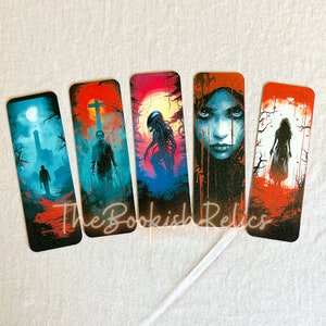 Horror Bookmarks, Spooky Bookmark, Creepy Book mark, Thriller Bookmarks, Suspense bookmark