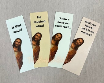 Jesus smut bookmarks, funny bookmark, smut book mark