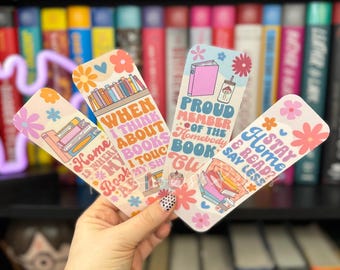 Laminated Cardstock Bookmark, Reading Accessories