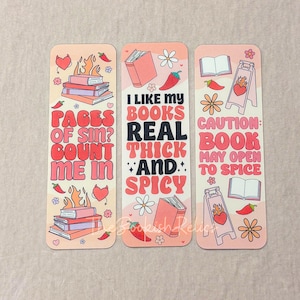 spicy book bookmarks, smut bookmark, romance bookmarks, reading accessories, bookish gifts