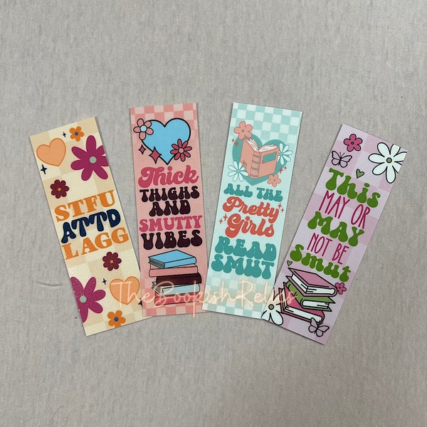 Stufattdlagg bookmark, smut bookmarks, retro girl book mark