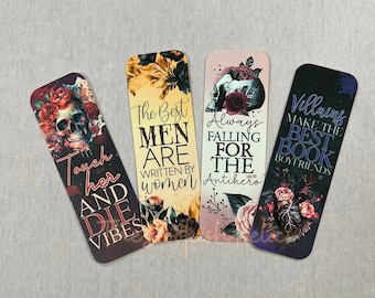 Dark romance bookmark, romance bookmarks, book marks