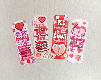 Valentine’s Day Bookmarks, VDAY bookmark, romance book mark, spicy bookmarks, smut bookmarks