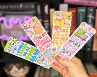 book lover bookmarks, book club bookmark, reading accessories
