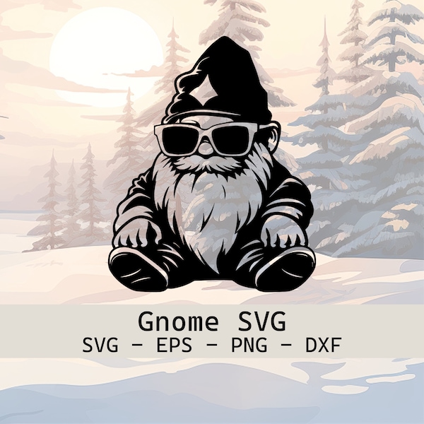 Gnome Svg - Etsy