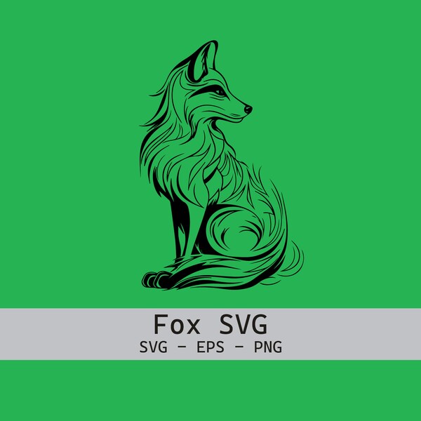 Fox - Fox SVG | digital file | svg + eps + png Instant Download