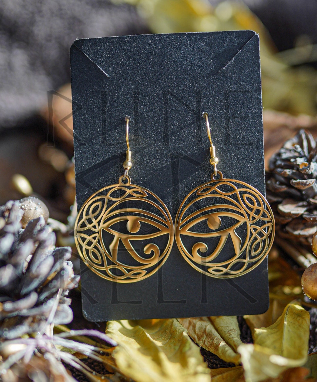 Egyptian Eye of Horus Earring Egyptian Symbol Jewellery Cleopatra Nefertiti Tutankhamun RA