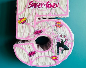 Piñata temática de araña fantasma Piñata de araña Gwen Piñata de mujer araña