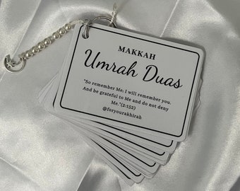 PDF PRINTABLE DIGITAL Umrah duas flashcards. Download instantly! foryourakhirah