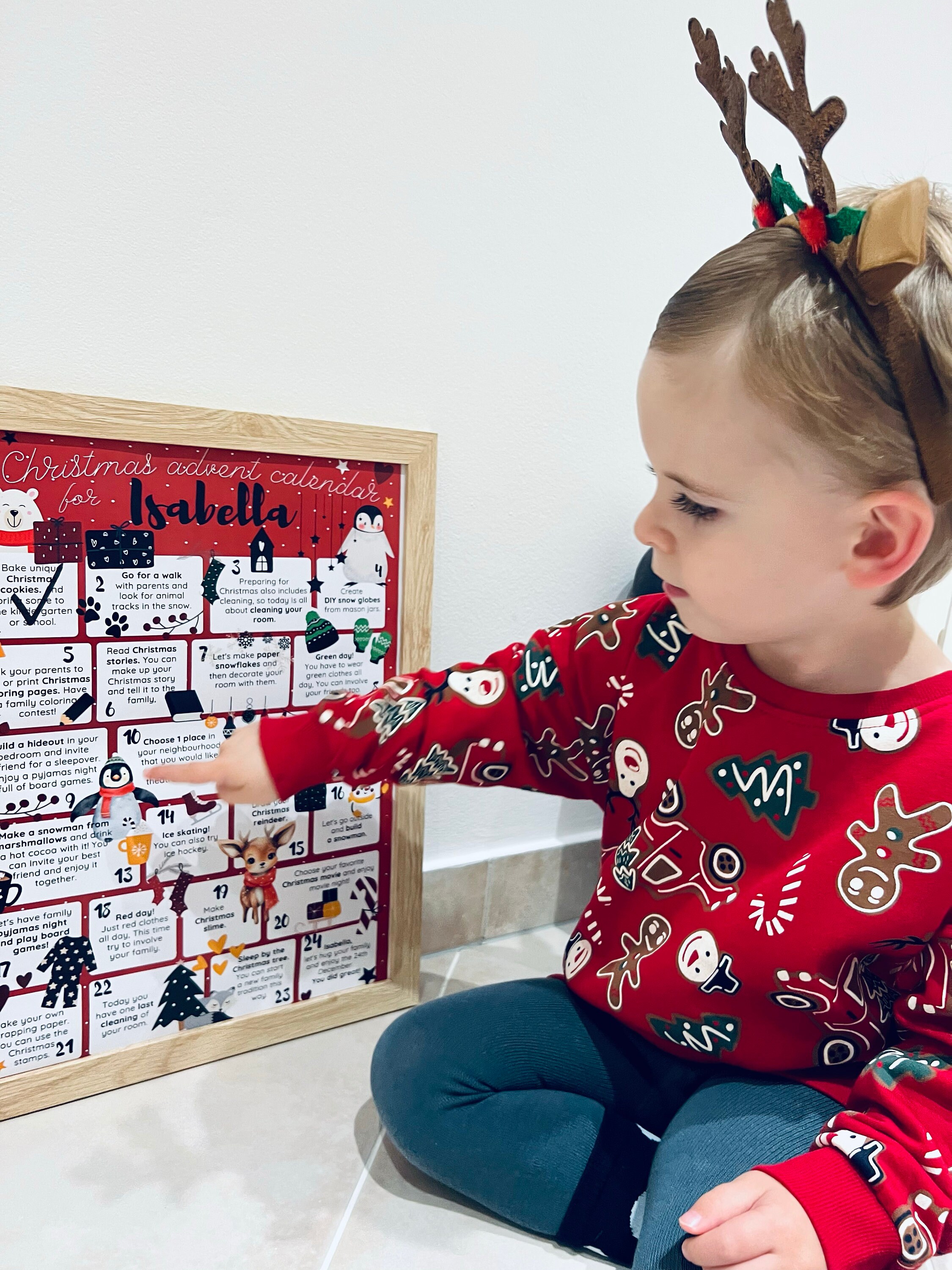 Christmas Advent Calendar, Kids Activities, Children Time, Christmas