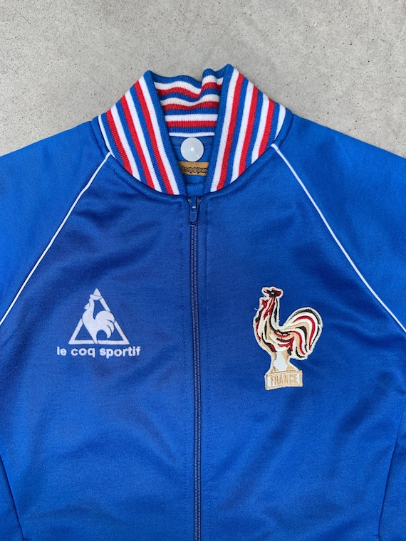 70-80s フランス製Le Coq Sportif Track Jacket Vtg & Rare Le Coq SPORTIF 70's/80's Made in France Blue-grey