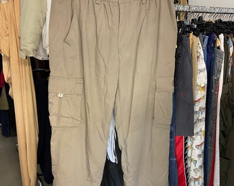 Vintage Cargo Brown Pants Tactical Mens Xl Joggers