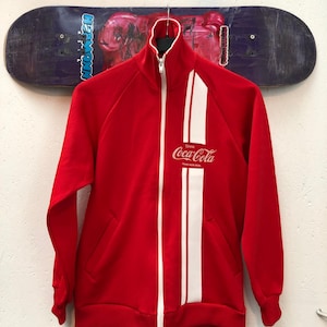 Coca Cola Vintage Red Track Jacket - Unisex Medium