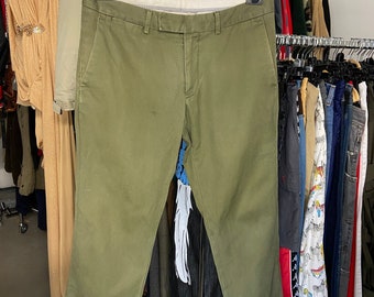 Pantalon chino Vintge Polo Ralph Lauren Homme Vert 32 Kaki