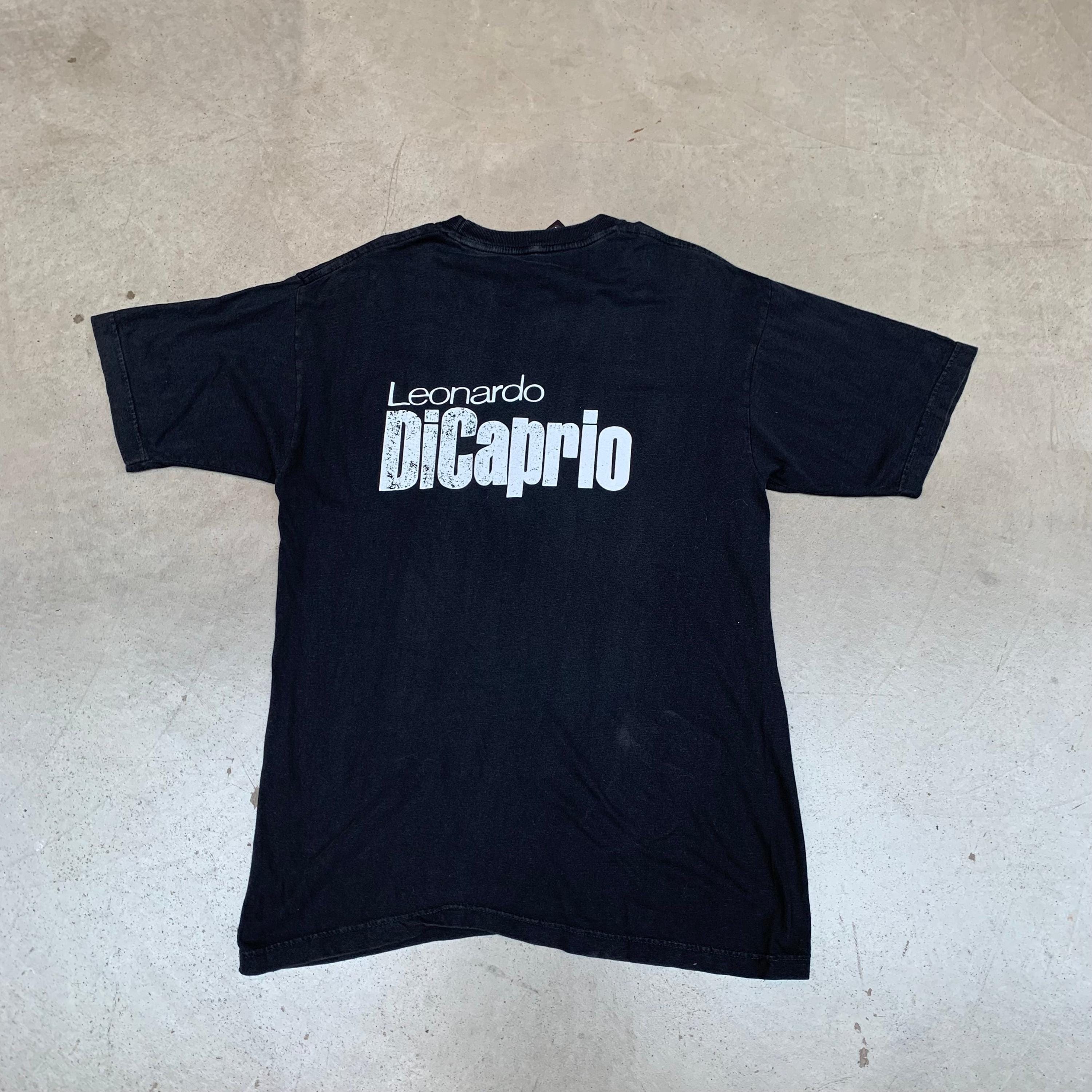 Vintage Leonardo Dicaprio Double-sided Graphic T-shirt for Men